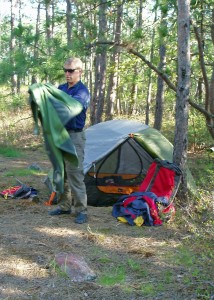 Cool temps, no bugs amke early spring camping a pleasure.