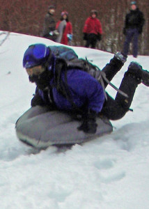 Airboard Sled in action