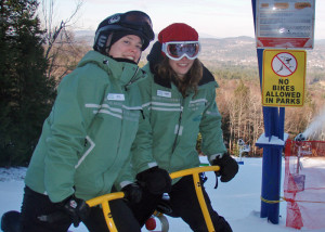 Snowbikes at Pats Peak (Tim Jones photo)