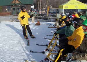 Snowbikes at Pats Peak (Tim Jones photo)