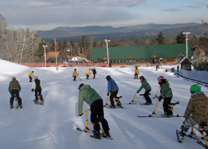 Snowbikes at Pats Peak (Tim Jones photo)