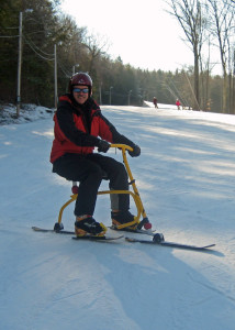 Tim Jones on Snowbike at Pats Peak (Pats Peak photo)