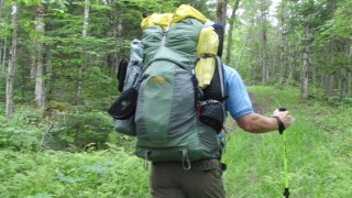 So far, GoLite's products have stood up to our ridiculous abuse, like this Jam pack loaded with 50% more than it's designed to handle. (Daniel Marean photo)