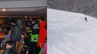 Lodge vs. slopes at Sunday River