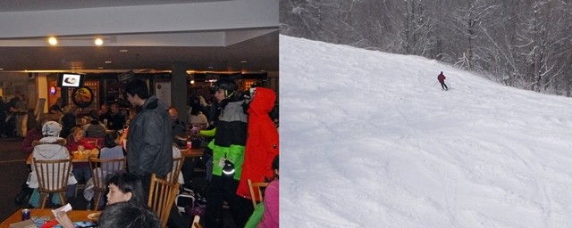 Lodge vs. slopes at Sunday River