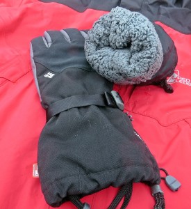 With nice, plush fleece insulation, the Columbia Inferno Range SHOULD have been warm, but instead turned out to hold moisture and leave our hands wet and cold, as sweat couldn't escape through the OutDry layer. (EasternSlopes.com)