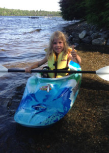 We started on dry land, just getting used to being in the boat. That part went well! (Jayson Seaman/EasternSlopes.com)