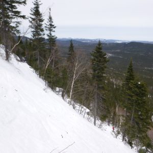 Catskiing on Mont York with Auberge Chic-Chac.