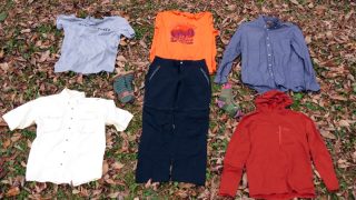 We sent a broad range of clothing in to Insect Shield for treatment, from socks to "decent" shirts and pants.